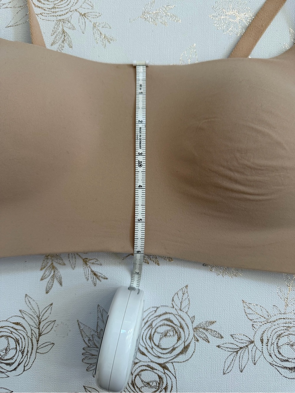 Auden Luxury Collection Luxe Stretch Lightly Lined Scoop Bralette Beige Large - Picture 2 of 11